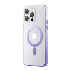 Husa Cover Kingxbar&PQY Ice Crystal Series pentru iPhone 14 Pro Max Purple