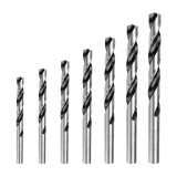Set Burghie Metal 7 buc AKD1075 &ndash; HSS 4341, 2-6mm, Burghie Precizie pentru Otel si Metale, Set Compact