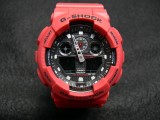 Ceas Sport Casio G-SHOCK GA-100 -Red NOU CRONOGRAF ACTIV ! ROSU MAT SUPERB