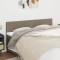 vidaXL Tăblii de pat, 2 buc, gri taupe, 100x5x78/88 cm, textil 345988