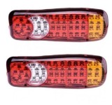 2 x Lampa de autovehicule spate, Lumina spate, remorca stanga dreapta Vw, Iveco, Man Bus Van LED 24v