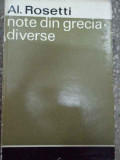 Note Din Grecia Diverse - Al. Rosetti ,290636