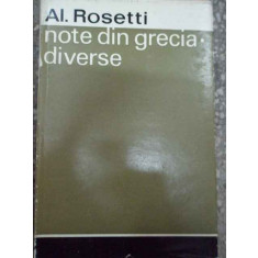 Note Din Grecia Diverse - Al. Rosetti ,290636
