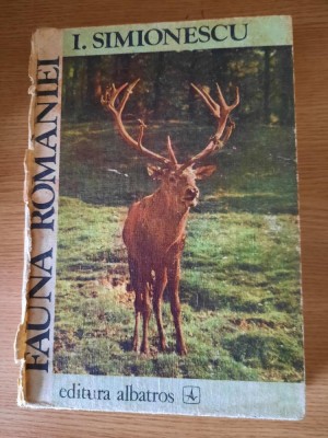 FAUNA ROMANIEI &amp;ndash; I. SIMIONESCU (1983) foto