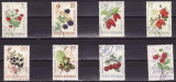 C3307 - Romania 1964 - Fructe de padure 8v.stampilat CTO