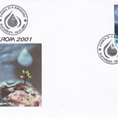 ROMANIA 2001 LP 1550 EUROPA 2001 SERIE PRIMA ZI A EMISIUNII