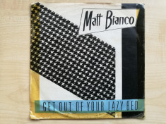 Matt Bianco - Get Out of Your Lazy Bed (WEA 24-9532-7-N)(Vinyl/7&amp;quot;) foto