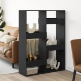 VidaXL Separator de cameră, negru, 100x33x135 cm, lemn prelucrat