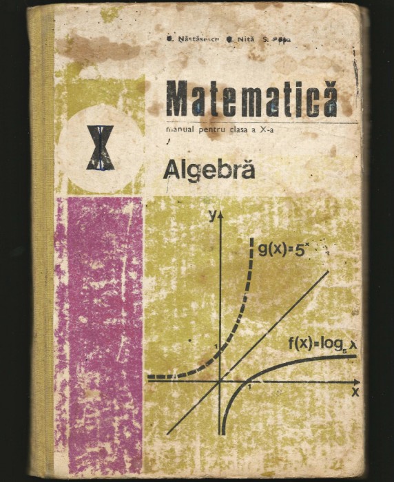 MATEMATICĂ, ALGEBRĂ, MANUAL PENTRU CLASA A 10 X-A - C. NĂSTĂSESCU, C. NIȚĂ