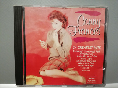 Conny Francis - 24 Greatest Hits (1989/Companion/Denmark) - CD ORIGINAL/Nou foto