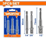 WADFOW - SET 3 ADAPTOARE 1/4&quot;, 3/8&quot;,1/2&quot; PowerTool TopQuality