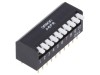 Comutator DIP-SWITCH 10 Secțiuni ON-OFF 24V 0.025A