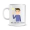 Cana alba personalizata, Nu crede tot ce crezi, ceramica, INOVATIX&reg;. 330 ml