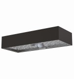 Aplica de exterior 6W 900lm 4000K IP65 felinar solar de perete culoare neagra ABS + PC detectie 140 x70 pana la 6 metri, baterie 18650, 3.7V, 3000mAh,