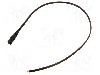 Cablu alimentare DC, cabluri, DC 5,5/2,1 soclu, negru, 0,5m, WEST POL - S21-TT-T075-050BK