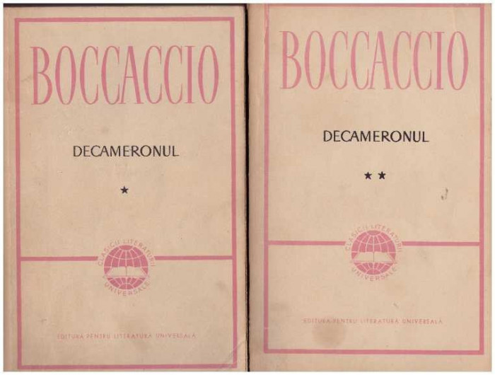 Giovanni Boccaccio - Decameronul - vol. I, II - 126850