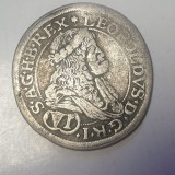 Austria 6 kreuzer 1679 argint Leopold l