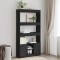 vidaXL Dulap &icirc;nalt, negru, 92x33x180 cm, lemn prelucrat 3309619