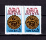 Cumpara ieftin ✅RO 1984 LP 1102 &quot;Al 25-lea Congres al Soc. Latine O.R.L.&quot; , serie pereche H ,MNH