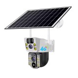 Camera portabila 4G SIM, duala 4MP, solar, 8000mAh, PTZ