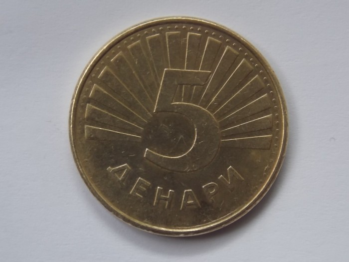 5 DENARI 2008 MACEDONIA
