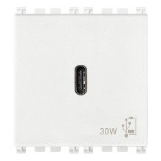 Priza USB tip C PD 30W 2M Vimar Arke alb 19298.B