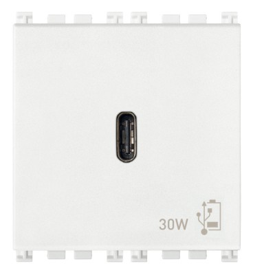 Priza USB tip C PD 30W 2M Vimar Arke alb 19298.B foto