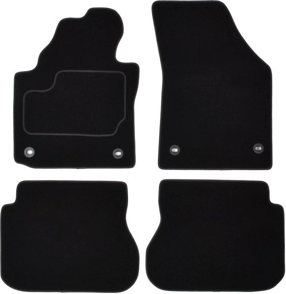 Set Covorase Auto Mocheta Fata + Spate Mammooth Volkswagen Caddy 3 2004-2015 5 Locuri Negru MMT A041 VW35 PRM 01