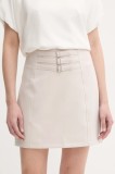 Answear Lab fustă culoarea bej, mini, creion