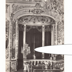 CP Sinaia - Interior din Muzeul Peles, RPR, circulata, 1955, stare foarte buna