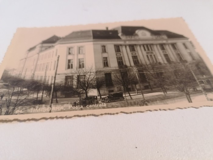 CARTE POSTALA VECHE - TIMISOARA - POSTA CENTRALA- , ANII 30
