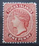 TURKS ISLAND REGINA VICTORIA MH