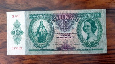 Ungaria 10 pengo 1936 foto