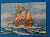 CPIB 23361 CARTE POSTALA - SANTA MARIA. NAVA CU CARE CRISTOFOR COLUMB A DESCOPERIT AMERICA, 500 DE ANI DE LA DESCOPERIRE, NECIRCULATA