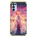 Husa compatibila cu Oppo A53 model Ace of swords, Silicon, TPU, Viceversa, Transparent, Carcasa
