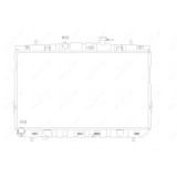 Radiator racire motor Nrf 53355