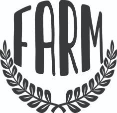 Sticker decorativ, Farm, Negru, 62 cm, 7081ST-4 foto