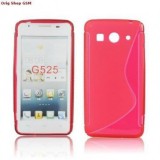 Husa Silicon S-Line Rosie pentru Huawei Ascend G525 - Protectie Premium