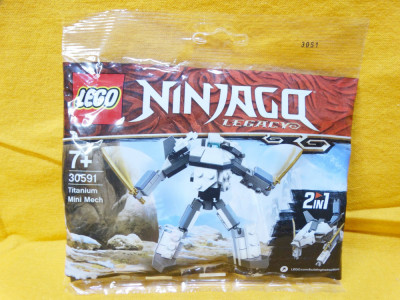 LEGO 30591 Ninjago Legacy Titanium Mini Mech 2 in 1 - sigilat foto