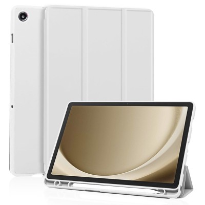 Techsuit - Flex Trifold (with Pencil Holder) - Samsung Galaxy Tab A9 Plus - Gray foto