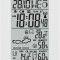Statie meteo interior-exterior ECG MS 100 White, senzor extern fara fir, LCD, ceas, alarma