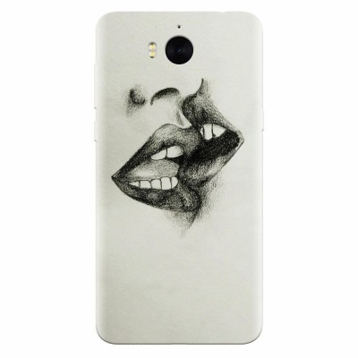 Husa silicon pentru Huawei Y6 2017, Kiss foto