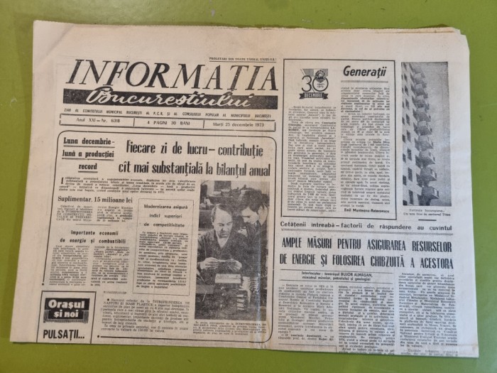 informatia bucurestiului 25 decembrie 1973-interviu eugen barbu