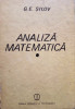 G. E. Silov - Analiza matematica (editia 1989)