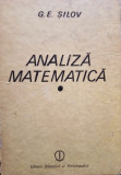 G. E. Silov - Analiza matematica (editia 1989)