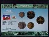 Seria completata monede - Haiti 1995-2003 , 5 monede