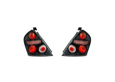 Stop spate, lampa Fiat Stilo (192), 01.2001-03.2007, model: 3 usi, tuning, montare spate, stanga+dreapta, negru, transparent; tuning; Taiwan foto