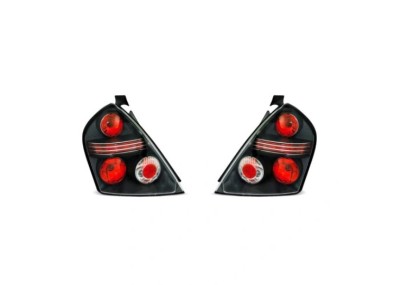 Stop spate, lampa Fiat Stilo (192), 01.2001-03.2007, model: 3 usi, tuning, montare spate, stanga+dreapta, negru, transparent; tuning; Taiwan foto