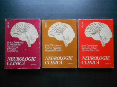 EMIL CAMPEANU, MIRCEA SERBAN, MARIUS ABRUDAN - NEUROLOGIE CLINICA 3 volume foto