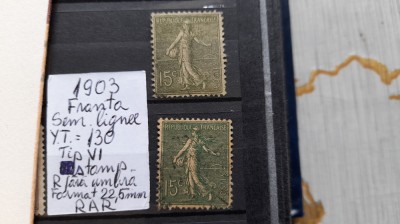 1903 Franta semanat. Tip VI-stamp.Y.T.=+200 E foto